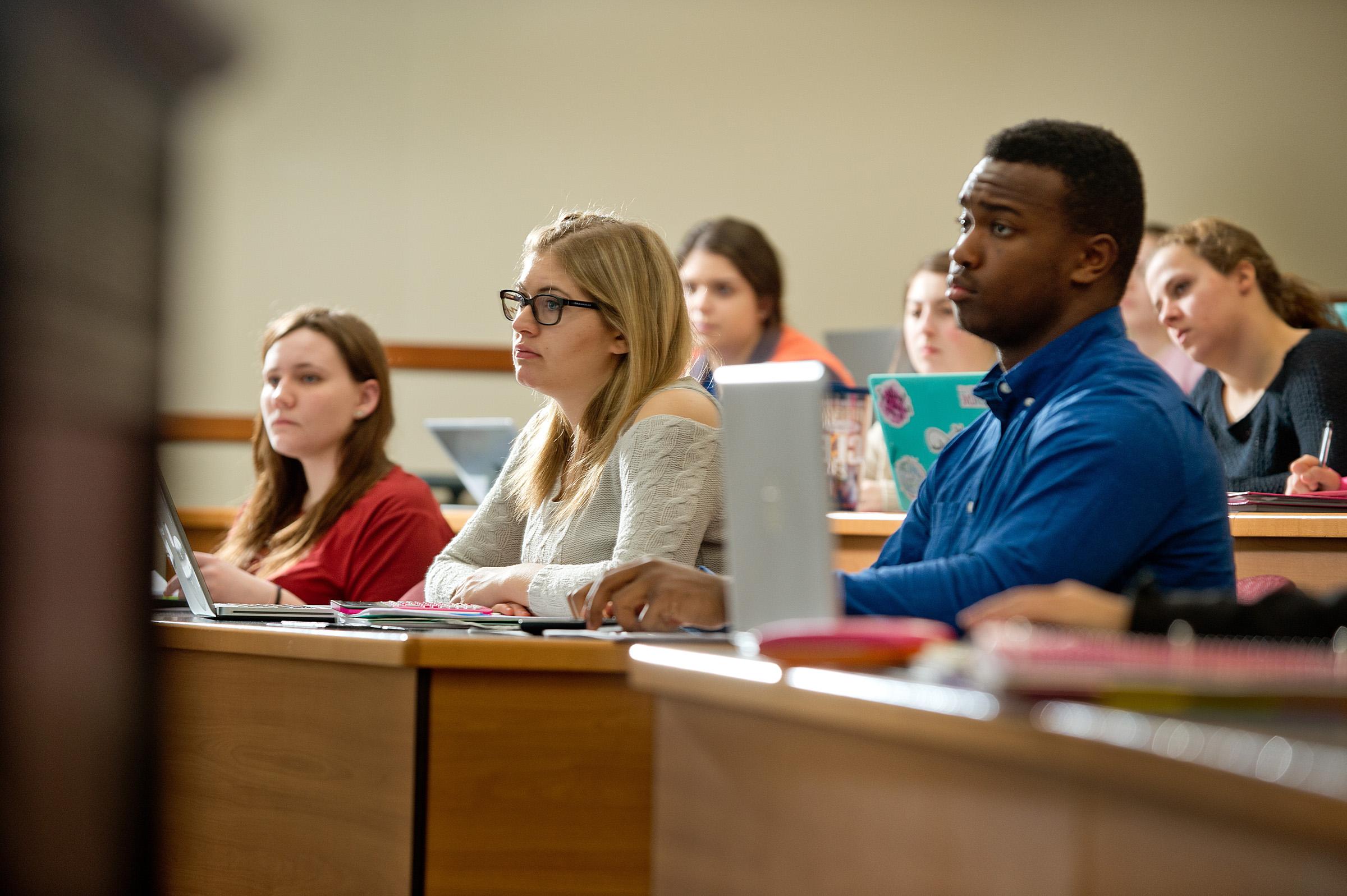 students in class