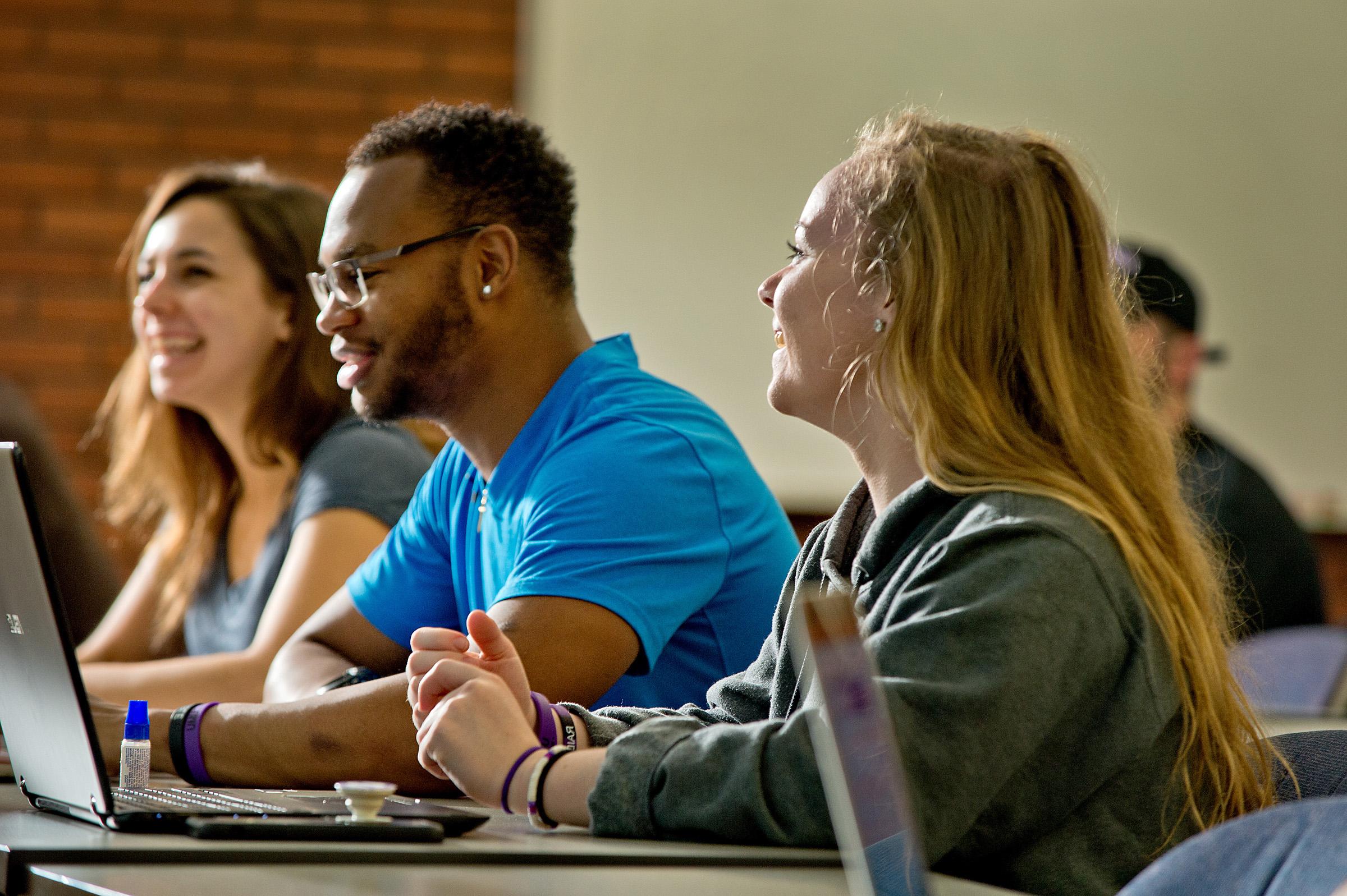 students in class